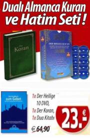 Almanca Kuran ve Almanca Hatim SetiDer Heilige Koran(10 DVD + 1 Der Koran + Dua Kitabı)