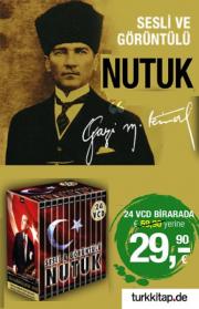 Sesli ve Görüntülü Nutuk(24 VCD)  Türkiye Cumhuriyeti Tarihinin En Önemli Belgeseli!