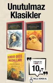 Unutulmaz Klasikler (3 Kitap Birarada) Binbir Gece Masallari Bu Sette!