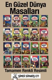 En Güzel Dünya Masalları (20 Renkli Resimli Masal Kitabı) Pinokyo, Heidi, Ali Baba ve Kırk Haramiler